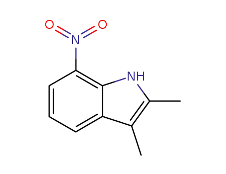Molecular Structure of 41018-86-4 (2,3-Dimethyl-7-nitroindole)