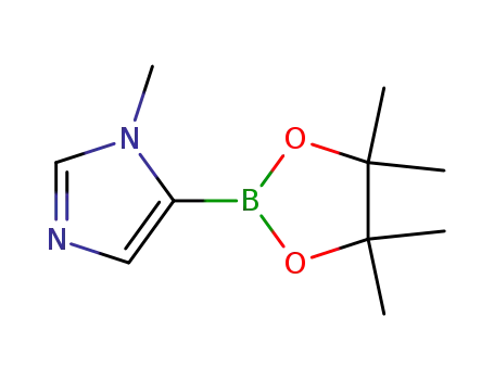 Molecular Structure of 942070-72-6 (1-methyl-1H-imidazole-5-boronic acid pinacol este)