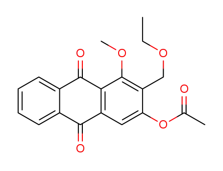 3-acetoxy-2-ethoxymethyl-1-methoxyanthraquinone