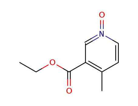 Molecular Structure of 6344-79-2 (ethyl 4-methyl-1-oxido-pyridine-3-carboxylate)