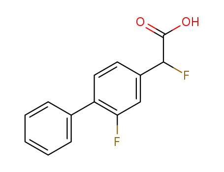 2-fluoro-2-(2-fluorobiphenyl-4-yl)acetic acid
