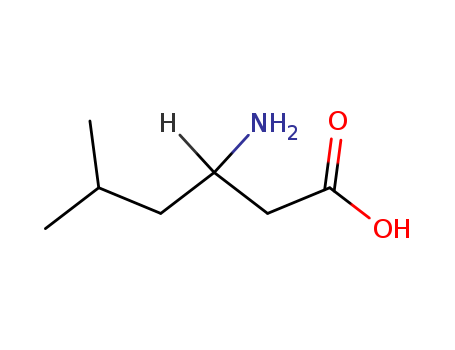 Hexanoic acid,3-amino-5-methyl-  CAS NO.3653-34-7