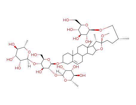 Molecular Structure of 54522-52-0 (methyl protodioscin)