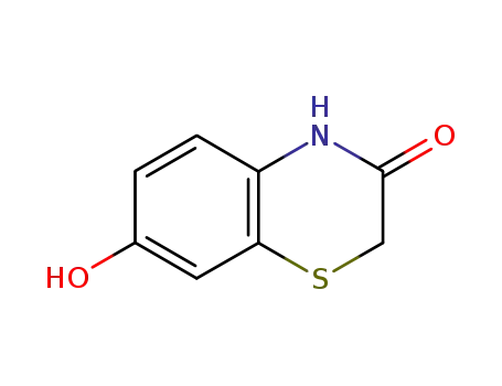 Molecular Structure of 91375-75-6 (7-HYDROXY-4H-BENZO[1,4]THIAZIN-3-ONE)