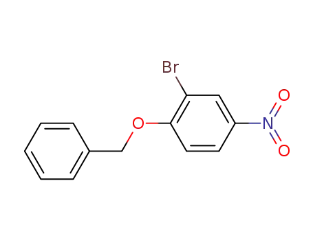 Molecular Structure of 191602-86-5 (Benzene, 2-bromo-4-nitro-1-(phenylmethoxy)-)