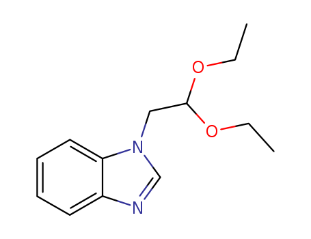 Molecular Structure of 138942-44-6 (1H-Benzimidazole, 1-(2,2-diethoxyethyl)-)