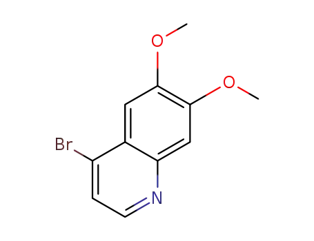 Molecular Structure of 666734-51-6 (4-Bromo-6,7-dimethoxyquinoline)