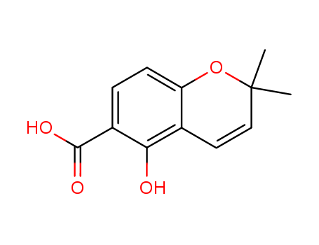 2H-1-Benzopyran-6-carboxylic acid, 5-hydroxy-2,2-dimethyl-