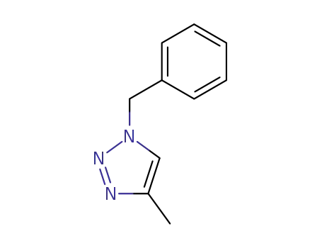 Molecular Structure of 91258-00-3 (4-METHYL-1-PHENYLMETHYL-1H-1,2,3-TRIAZOLE)