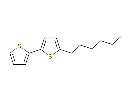Molecular Structure of 173448-31-2 (5-HEXYL-2 2'-BITHIOPHENE  97)