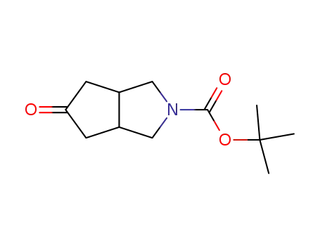 Molecular Structure of 148404-28-8 (N-BOC-HEXAHYDRO-5-OXOCYCLOPENTA[C]PYRROLE)