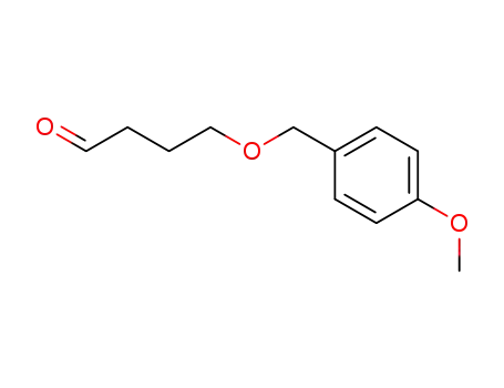 Molecular Structure of 119649-27-3 (Butanal, 4-[(4-methoxyphenyl)methoxy]-)