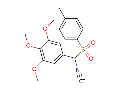 Molecular Structure of 324519-54-2 (5-[ISOCYANO-(TOLUENE-4-SULFONYL)-METHYL]-1,2,3-TRIMETHOXY-BENZENE)