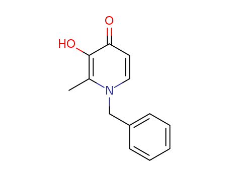 4(1H)-Pyridinone, 3-hydroxy-2-methyl-1-(phenylmethyl)-