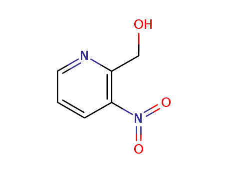 Molecular Structure of 36625-64-6 ((3-Nitropyridin-2-yl)methanol)