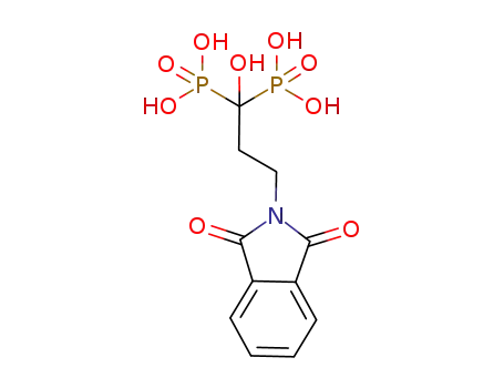 Molecular Structure of 917092-03-6 ([3-(1,3-dioxo-1,3-dihydroisoindol-2-yl)-1-hydroxy-1-phosphonopropyl]phosphonic acid)
