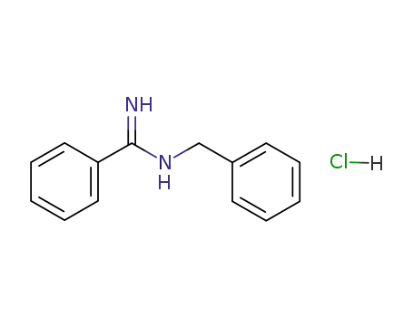 Molecular Structure of 1775-71-9 (N-benzylbenzenecarboximidamide hydrochloride)