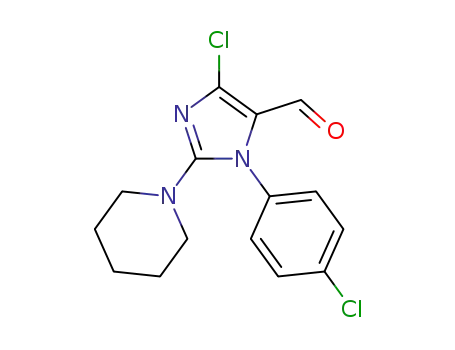2-piperidinyl-1-(4-chlorophenyl)-4-chloro-1H-imidazole-5-carbaldehyde