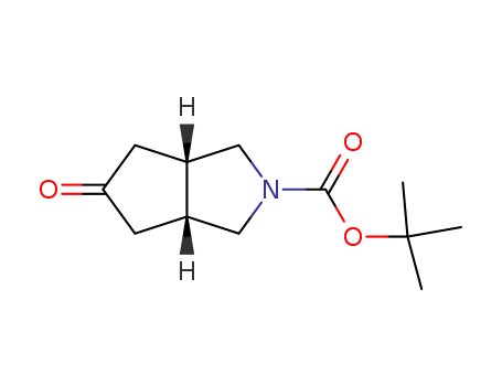 146231-54-1,cis-5-Oxohexahydrocyclopenta[c]pyrrole-2(1H)-carboxylic acid tert-butyl ester,cyclopenta[c]pyrrole-2(1H)-carboxylic acid, hexahydro-5-oxo-, 1,1-dimethylethyl ester; tert-butyl 5-oxohexahydrocyclopenta[c]pyrrole-2(1H)-carboxylate; tert-butyl 5-oxo-hexahydrocyclopenta[c]pyrrole-2(1H)-carboxylate; 5-oxo-hexahydro-cyclo-penta[c]pyrrol-2-carboxylic acid tert-butyl ester; cis-5-Oxohexahydrocyclopenta[c]pyrrole-2(1H)-carboxylic acid tert-butyl ester; 5-Oxohexahydrocyclopenta[c]pyrrole-2-carboxylic acid tert-butyl ester