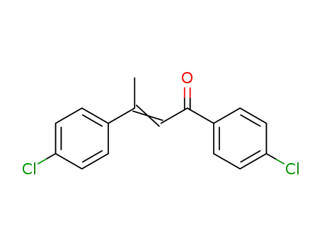 Molecular Structure of 16197-82-3 (1,3-bis(4-chlorophenyl)but-2-en-1-one)