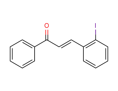 Molecular Structure of 89003-97-4 (2-Propen-1-one, 3-(2-iodophenyl)-1-phenyl-)