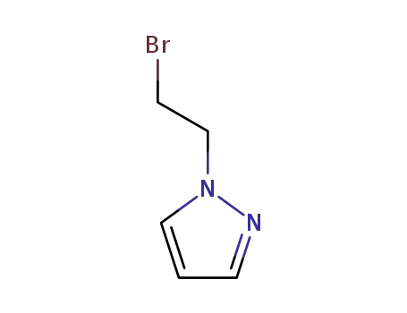 Molecular Structure of 119291-22-4 (1-(2-BROMO-ETHYL)-1H-PYRAZOLE)