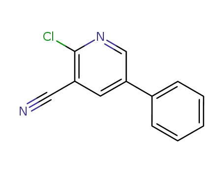 Molecular Structure of 10177-10-3 (2-CHLORO-5-PHENYLNICOTINONITRILE)