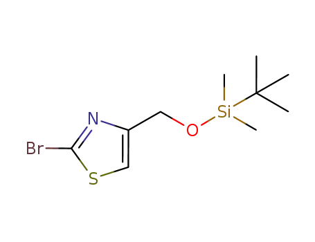 2-bromo-4-({[tert-butyl(dimethyl)silyl]oxy}methyl)-1,3-thiazole