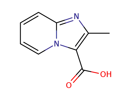 Molecular Structure of 21801-79-6 (2-METHYLIMIDAZO[1,2-A]PYRIDINE-3-CARBOXYLIC ACID)