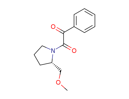 Pyrrolidine, 2-(methoxymethyl)-1-(oxophenylacetyl)-, (S)-
