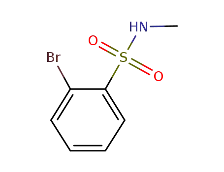 Molecular Structure of 98192-14-4 (2-Bromo-N-methylbenzenesulphonamide)