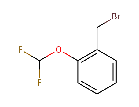 Molecular Structure of 85684-64-6 (2-(DIFLUOROMETHOXY)BENZYL BROMIDE)