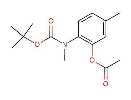 Carbamic acid, [2-(acetyloxy)-4-methylphenyl]methyl-, 1,1-dimethylethyl
ester