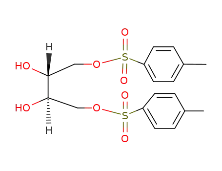 Molecular Structure of 50623-73-9 ((+)-1 4-DI-O-TOSYL-D-THREITOL)
