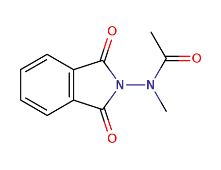 Molecular Structure of 114998-66-2 (Acetamide, N-(1,3-dihydro-1,3-dioxo-2H-isoindol-2-yl)-N-methyl-)