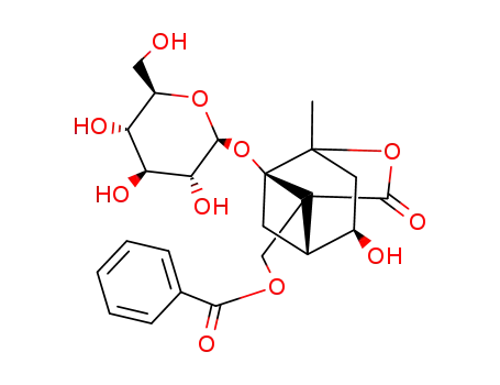 Molecular Structure of 39011-90-0 (Albiflorin)