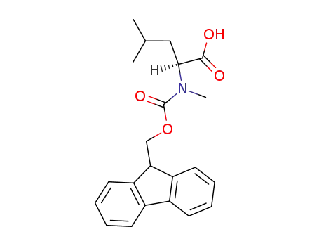 Molecular Structure of 103478-62-2 (Fmoc-N-methyl-L-leucine)