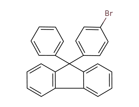 Molecular Structure of 937082-81-0 (9-(4-Bromophenyl)-9-phenylfluorene)