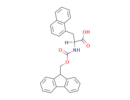 Molecular Structure of 96402-49-2 ((S)-N-Fmoc-1-Naphthylalanine)