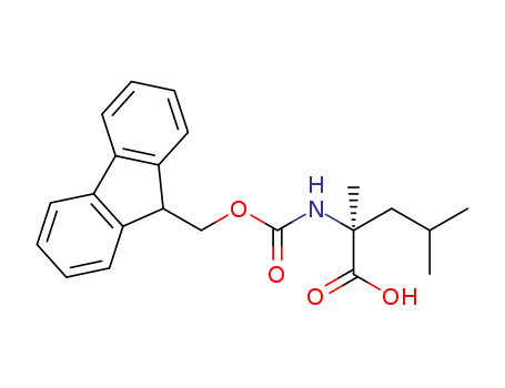 Molecular Structure of 312624-65-0 (FMOC-ALPHA-ME-LEU-OH)