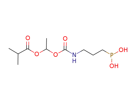 3-{[1-isobutanoyloxyethoxy]carbonylamino}propyl phosphonous acid