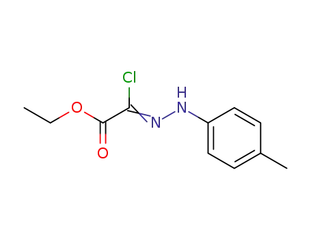 Molecular Structure of 27171-88-6 (ETHYL 2-CHLORO-2-[2-(4-METHYLPHENYL)HYDRAZONO]ACETATE)
