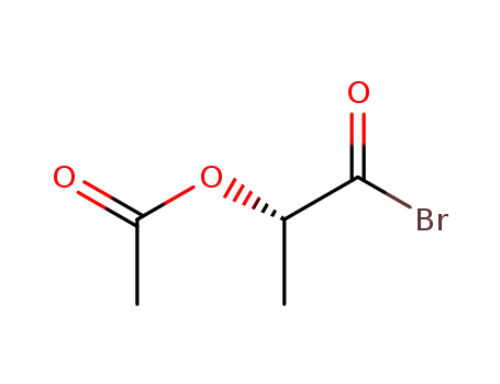 Molecular Structure of 126430-22-6 (Propanoyl bromide, 2-(acetyloxy)-, (S)-)