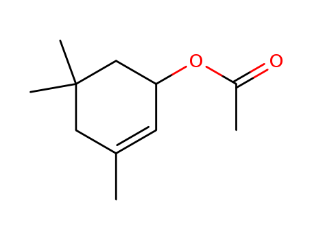 Molecular Structure of 19687-18-4 (2-Cyclohexen-1-ol, 3,5,5-trimethyl-, acetate)