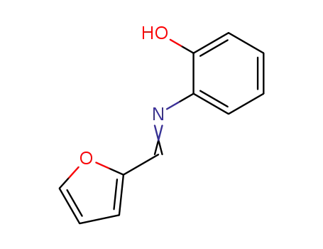 Molecular Structure of 6078-02-0 (Phenol, 2-[(2-furanylmethylene)amino]-)