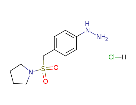 4-(1-Pyrrolidinylsulfonylmethyl)phenylhydrazine hydrochloride