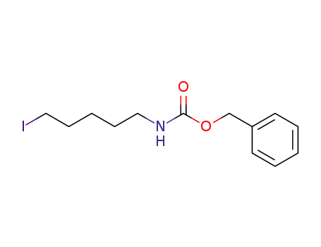 Molecular Structure of 194225-78-0 (Carbamic acid, (5-iodopentyl)-, phenylmethyl ester)