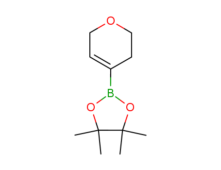 287944-16-5,3,6-Dihydro-2H-pyran-4-boronic acid pinacol ester,2-(3,6-Dihydro-2H-pyran-4-yl)-4,4,5,5-tetramethyl-1,3,2-dioxaborolane;4-(4,4,5,5-Tetramethyl-[1,3,2]dioxaborolan-2-yl)-3,6-dihydro-2H-pyran;