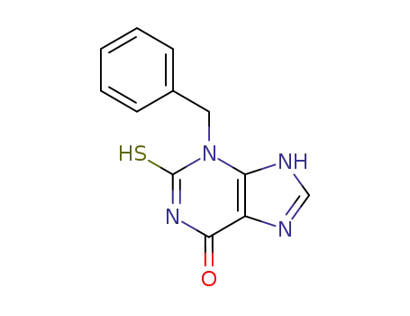 6H-Purin-6-one, 1,2,3,7-tetrahydro-3-(phenylmethyl)-2-thioxo-