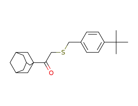 1-adamantan-1-yl-2-(4-tert-butylbenzylsulfanyl)ethanone